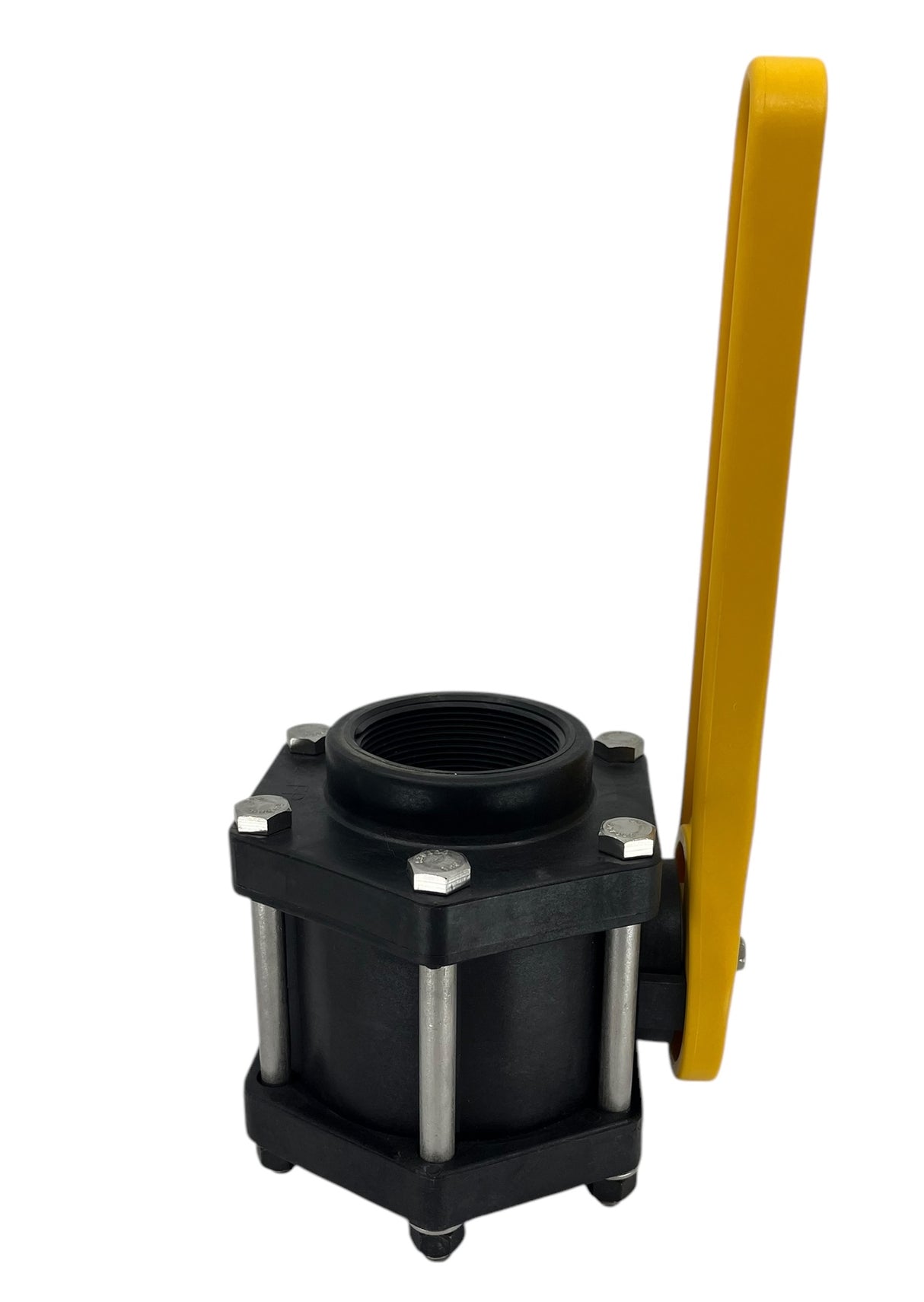 TerreMax Full Port 2 Inch Polypropylene Ball Valve 6 Bolt Max PSI 100 - V200FPY