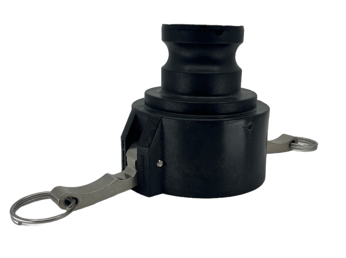 TerreMax Poly Camlock Coupler 3 in Female to 2 in Male Adapter - 300B200A