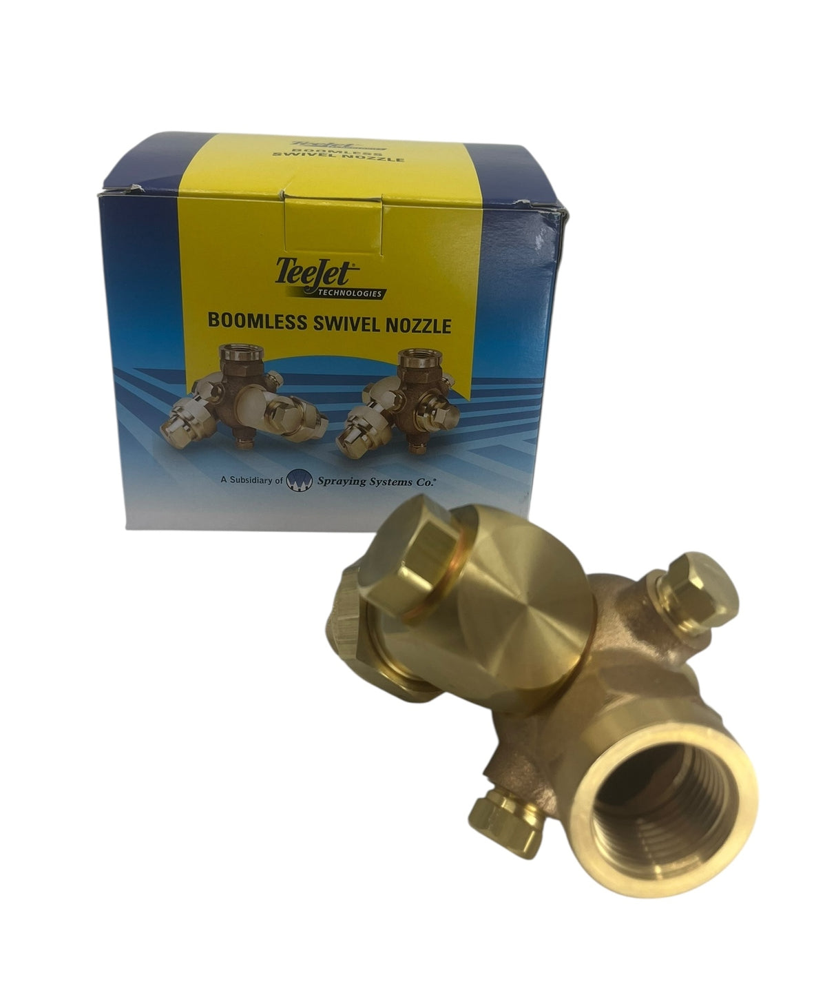 TeeJet Single Swivel Boomless Spray Nozzle Off-Center Flat Spay Tip - 4629-3/4-TOC10