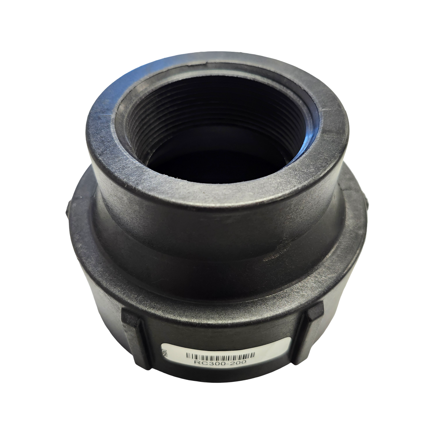 Banjo Black Poly Pipe Reducer Coupling 3" FNPT X 2" FNPT - RC300-200