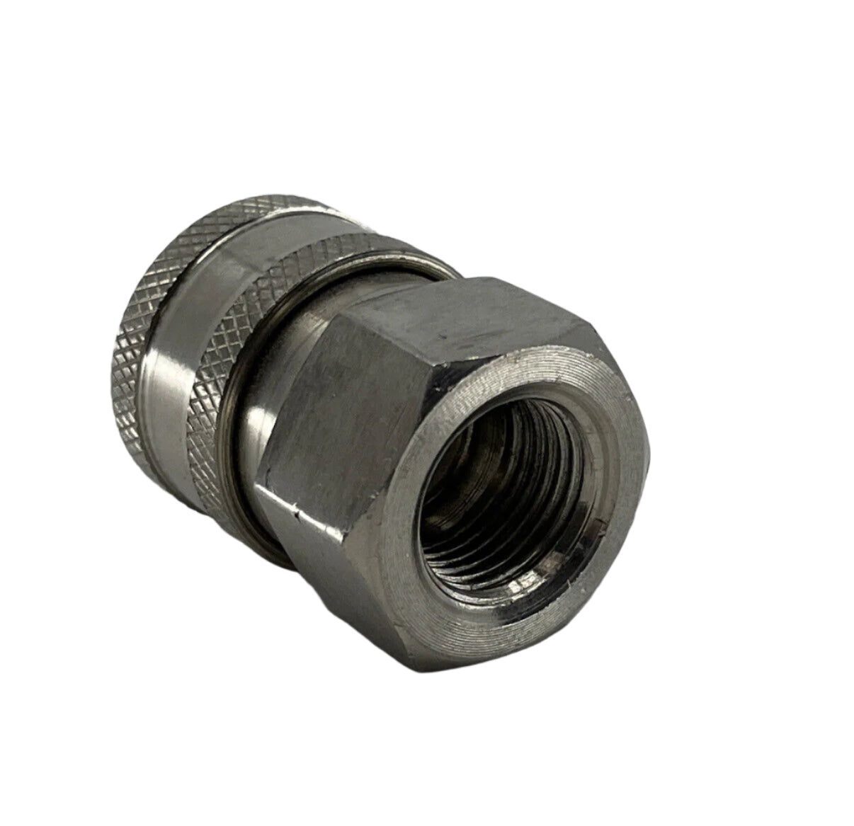 J.E. Adams Stainless Steel Stainless Quick Disconnect Coupler 3/8" FPT - 7243P