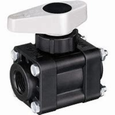 TeeJet 2 Way Manual Shutoff Valve 3/8" - AA343M-2-3/8-PP