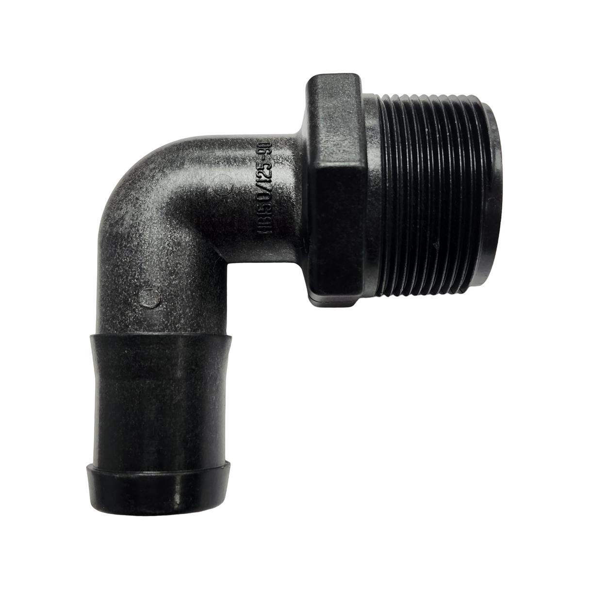 Banjo 90 Degree Hose Barb Fitting 1-1/2" MNPT X 1-1/4" Barb - HB150/125-90