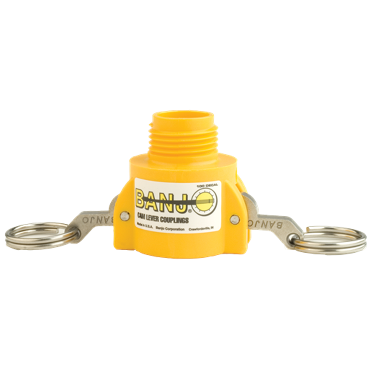 Banjo Garden Hose Cam Lever Coupling 3/4" Coupler X 3/4" Male GHT - GHMT075B