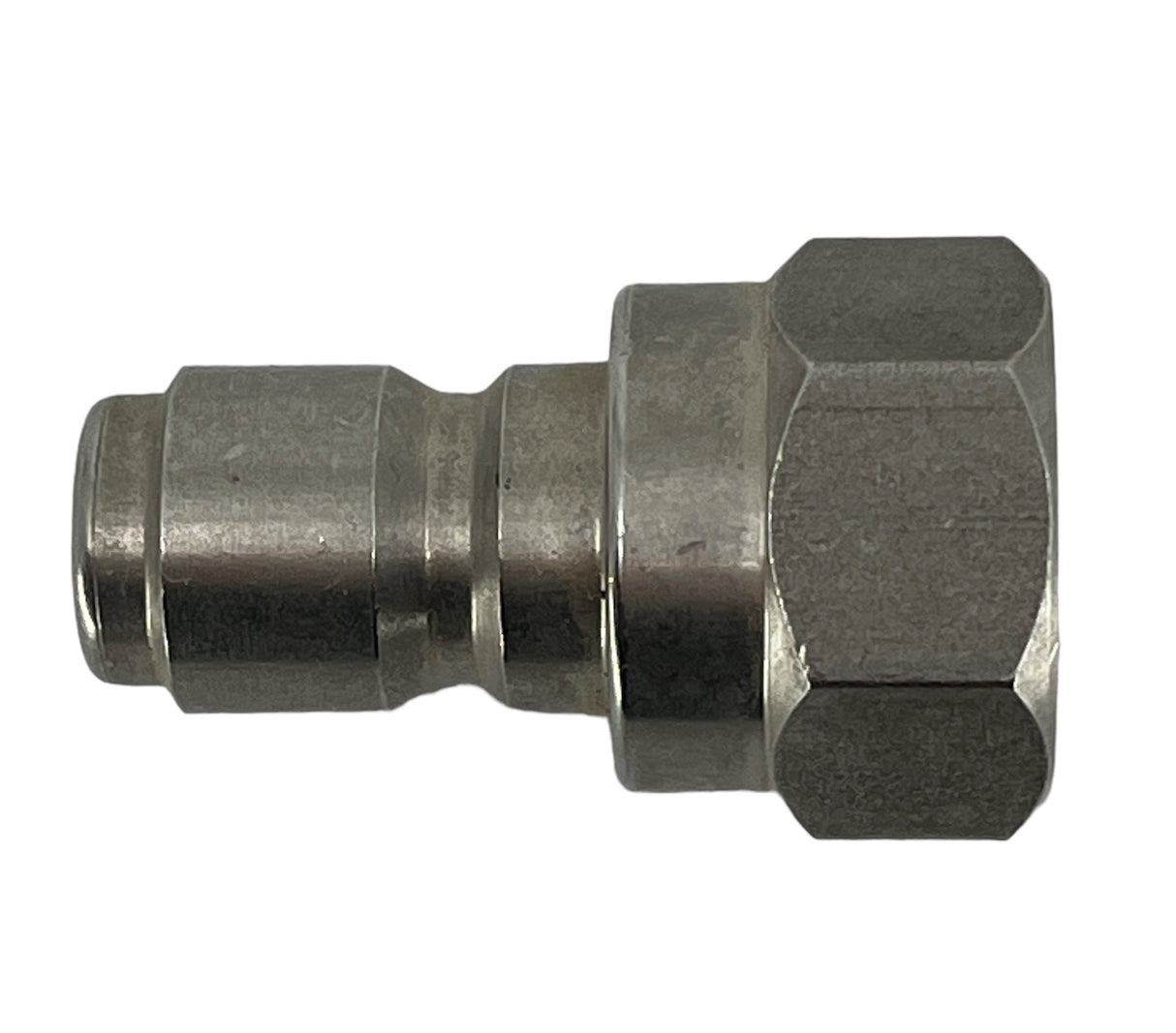 J.E. Adams Quick Disconnect Stainless Steel Plug 3/8" F, 4200 PSI - 7189P