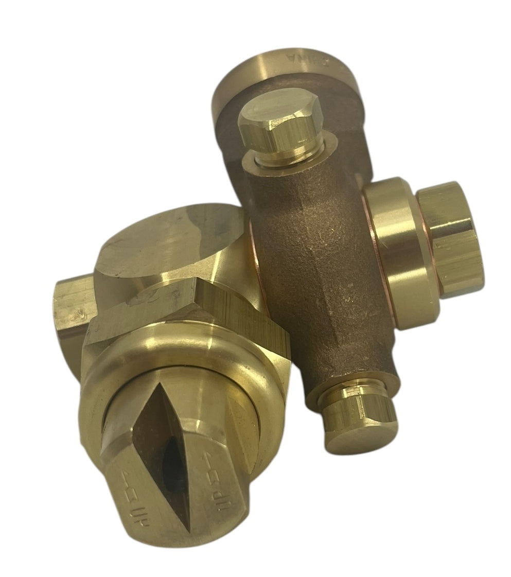 TeeJet Single Swivel Boomless Spray Nozzle Off-Center Flat Spay Tip - 4629-3/4-TOC80