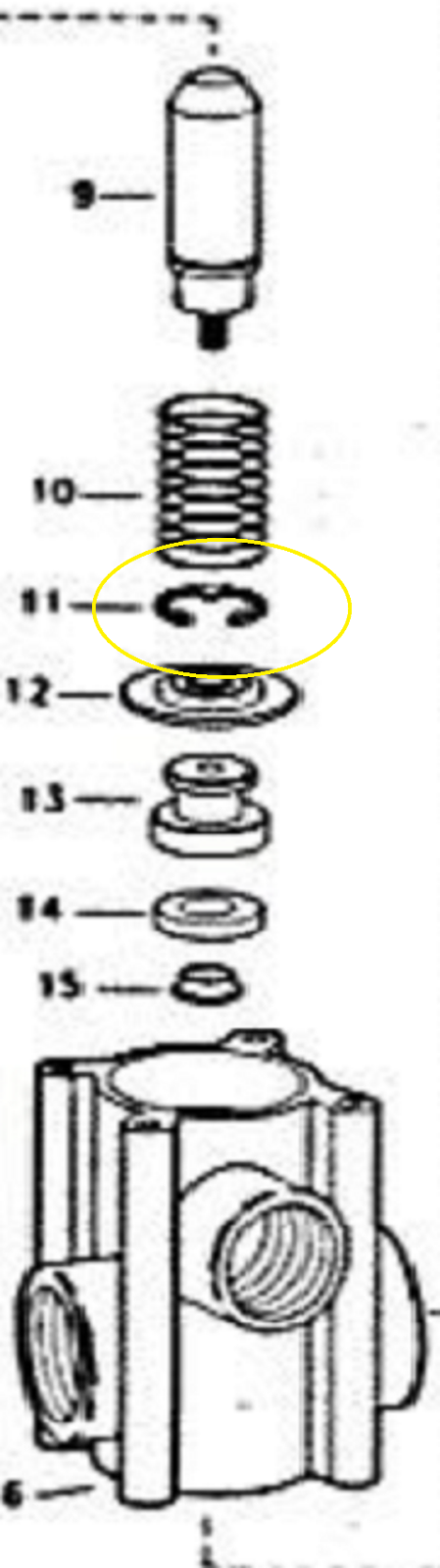 TeeJet Retaining Ring, Stainless Steel For 144A Solenoid Valve - CP14813-1-IENP
