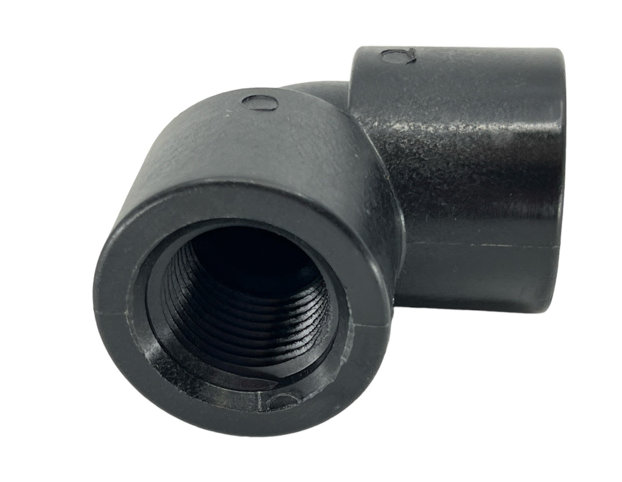 Banjo 90 Degree Polypropylene Pipe Elbow 3/8" NPT Female - EL038-90