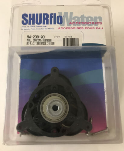 Kit de acionamento por diafragma Shurflo - Santoprene, came 3.0 para série 2088 - 94-238-03