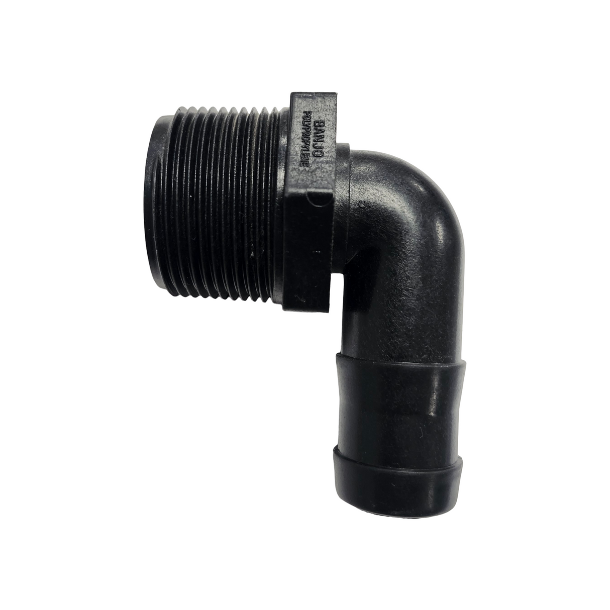 Banjo 90 Degree Hose Barb Fitting 1-1/4" MNPT X 1" Barb - HB125/100-90