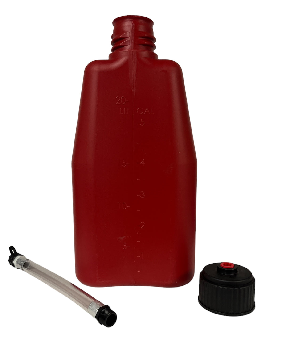 Ace Roto-Mold 5 Gallon Polyethylene Utility Jug With 12" Hose - UPJBM05-RT-RED