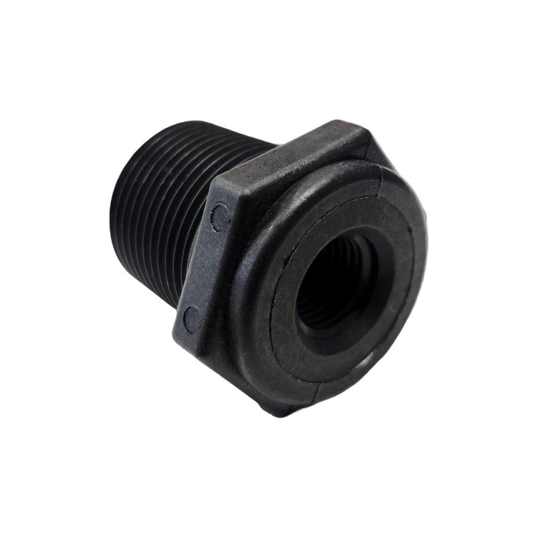 Banjo Poly Pipe Reducer Bushing 3/4" MPT X 1/4" FPT - RB075-025