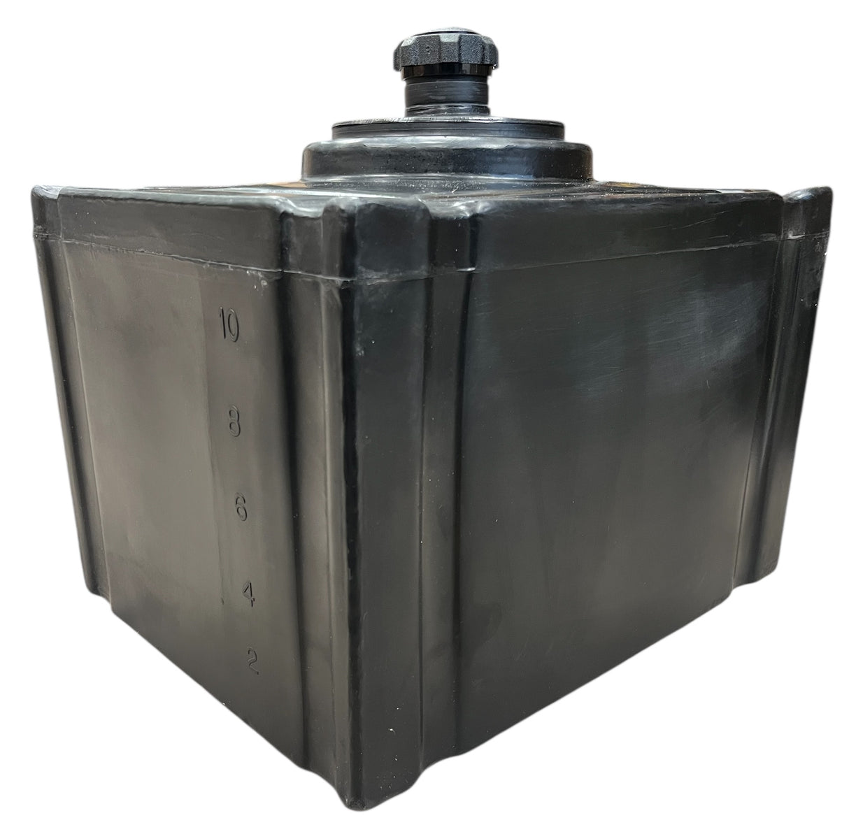 Ace Roto Mold Poly 12 Gallon Fuel Tank Rectangle XLPE With 1/4" Brass Fitting - SP0012-FUWB