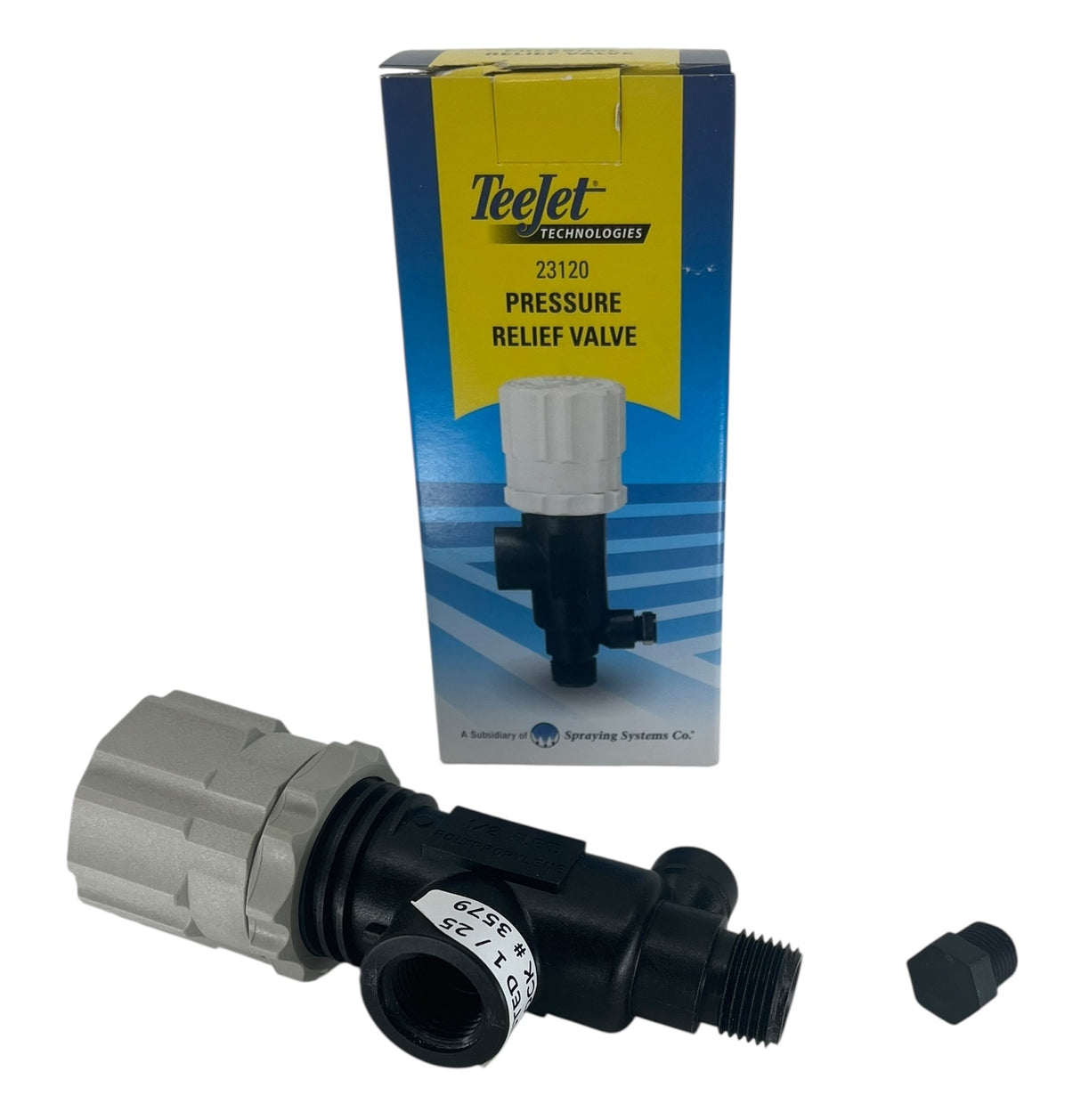 TeeJet Manual Pressure Relief Regulating Valve Max 150 PSI - 23120A-3/4-PP