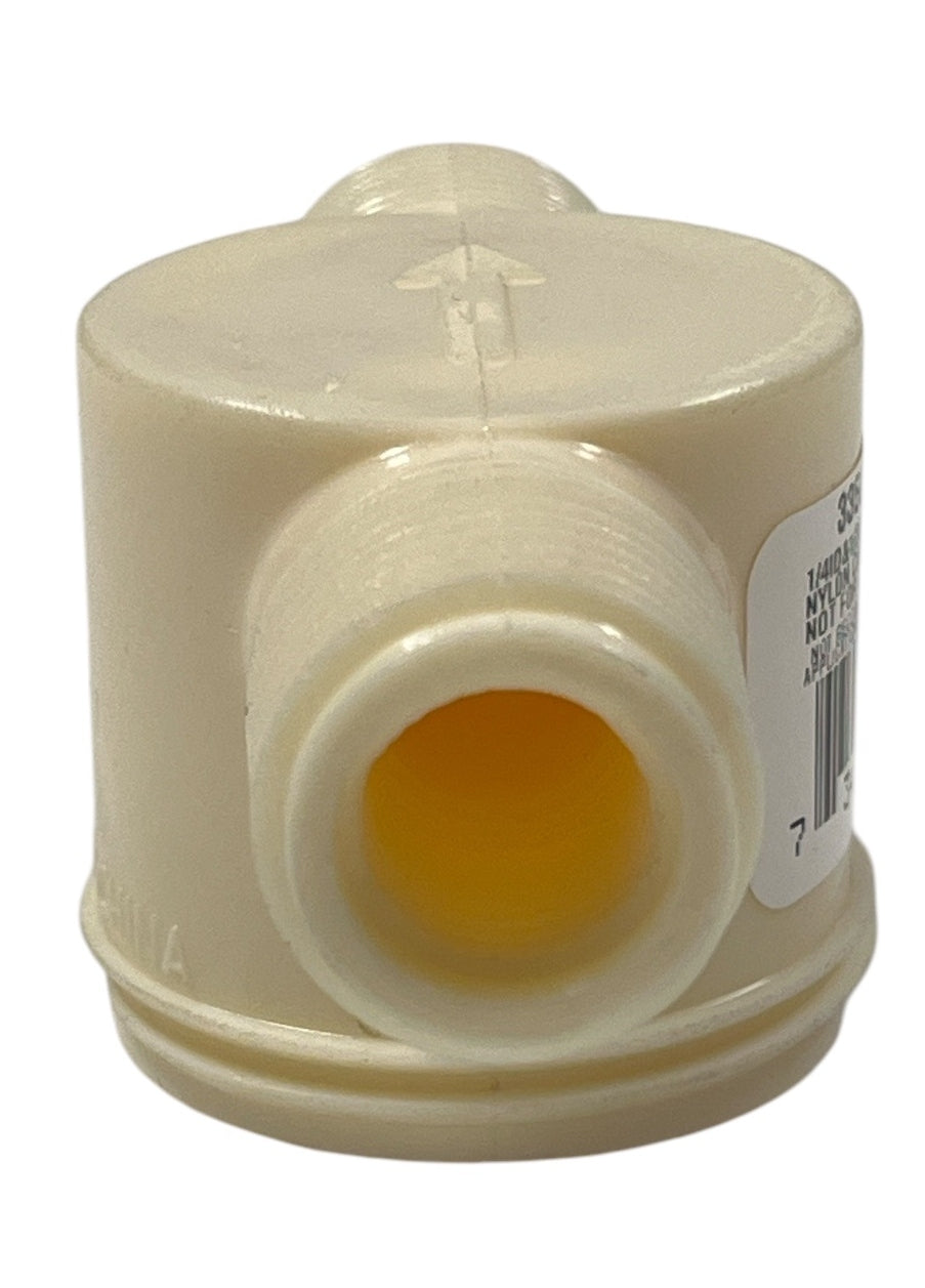 Hypro Nylon Strainer Head Cap with 1/4" I.D. And 1/2" O.D. - 3351-0022