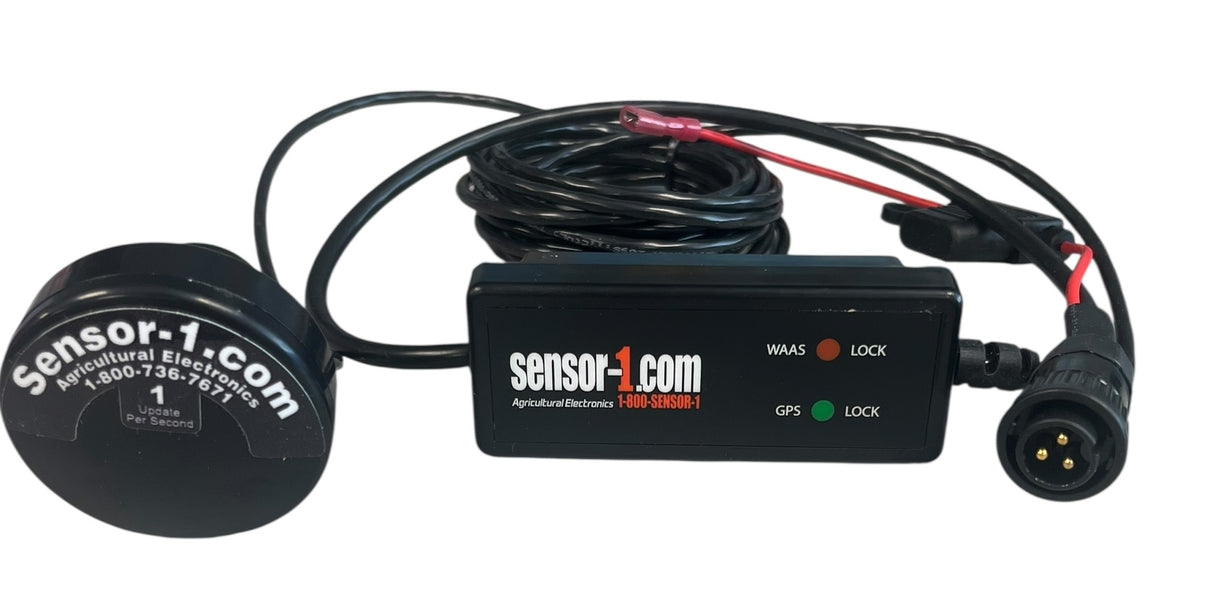 Sensor 1 GPS Ground Speed Sensor For Raven 3 Pin, 1 Hertz Update Per Second -DS-GPSM-R1-BLK