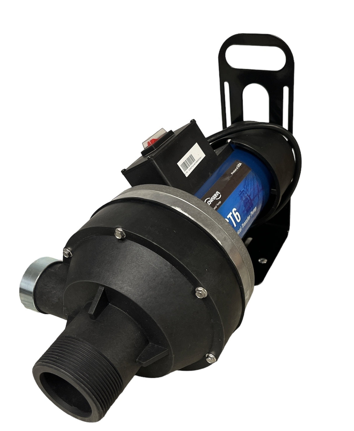 Flowserve 115 Volt CT6 Viton Pump with Hose, Valve, Spout and Bracket, 2" QC - CT6-4V5BA-006