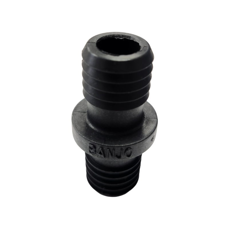 Banjo Black Polypropylene Hose Mender Fitting 3/4" X 3/4" - HM075