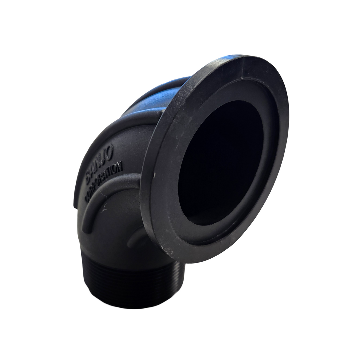 Banjo 90 Degree Manifold Flange Sweep 2" Full Port X 2" MNPT - M220MPTSWP90