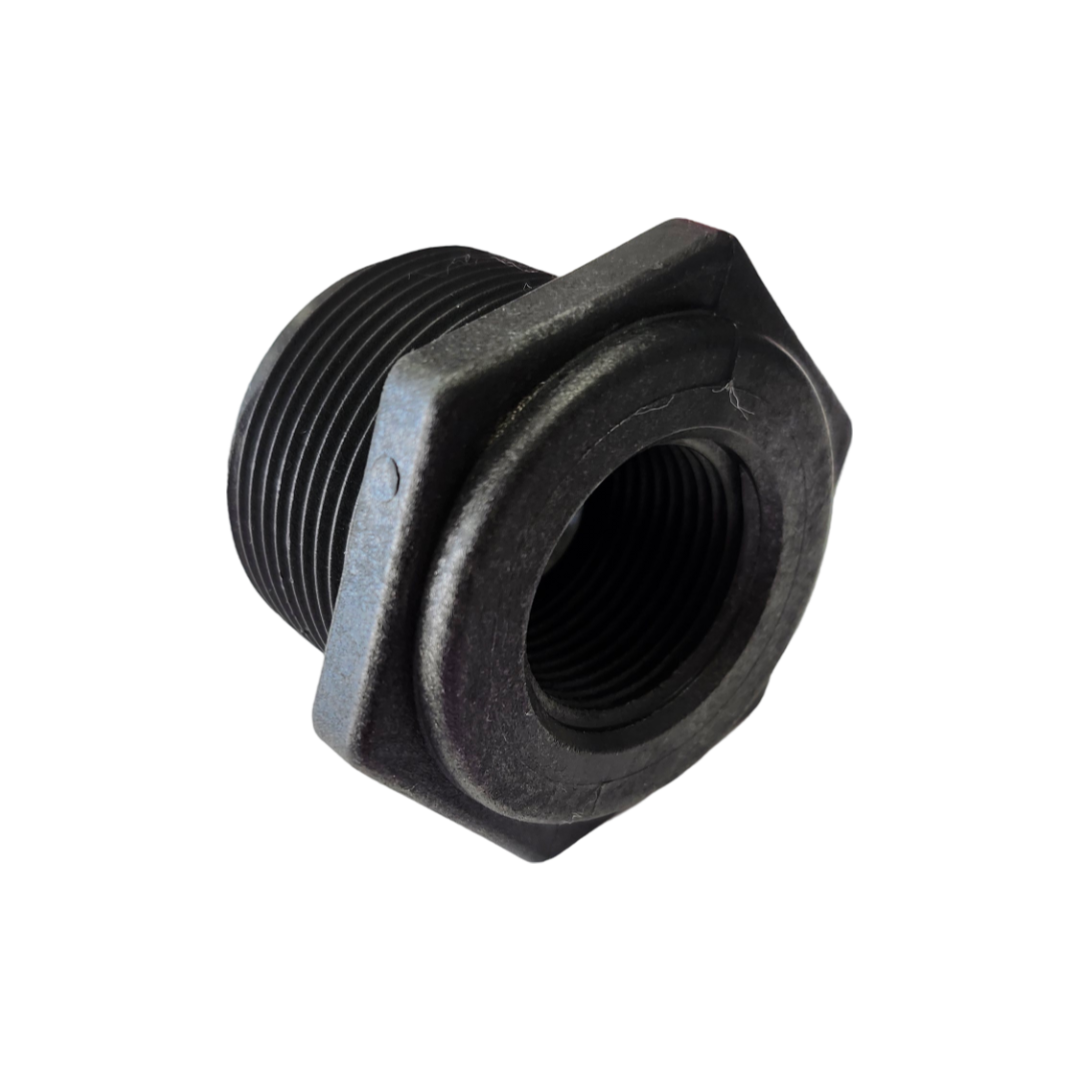 Banjo Poly Pipe Reducer Bushing 1-1/4" MPT X 3/4" FPT - RB125-075