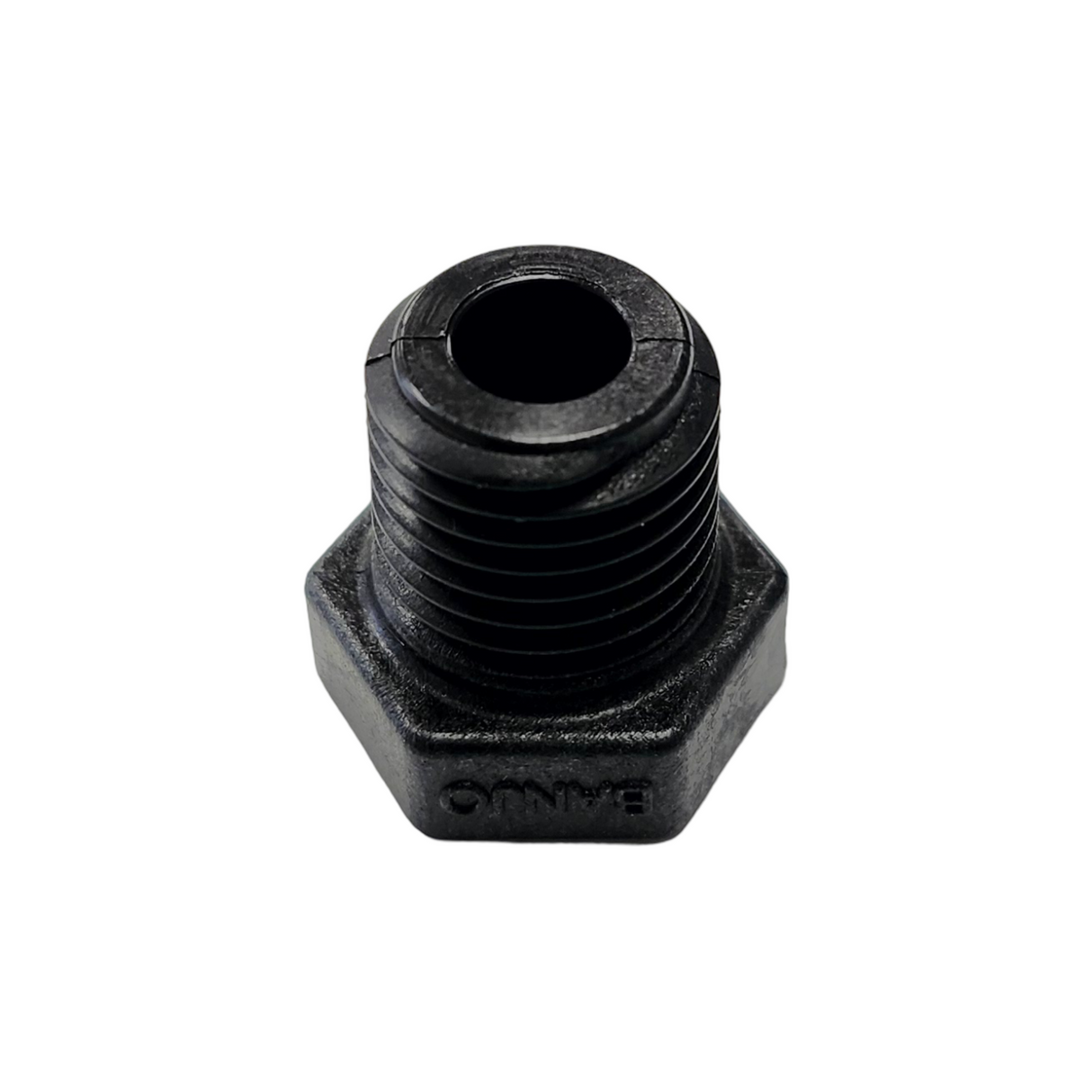 Banjo Reinforced Black Poly Pipe Plug 1/4" MPT - PLUG025