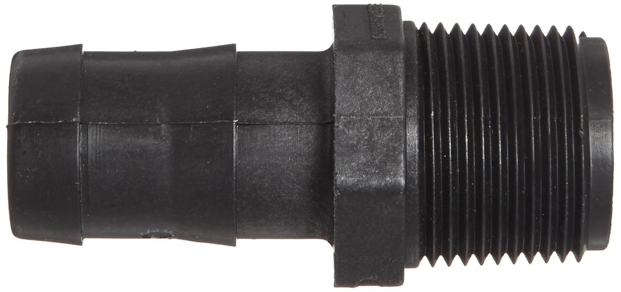 Banjo Poly Hose Pipe Fitting Adapter 1" Male Thread X 1" Hose Barb - HB100