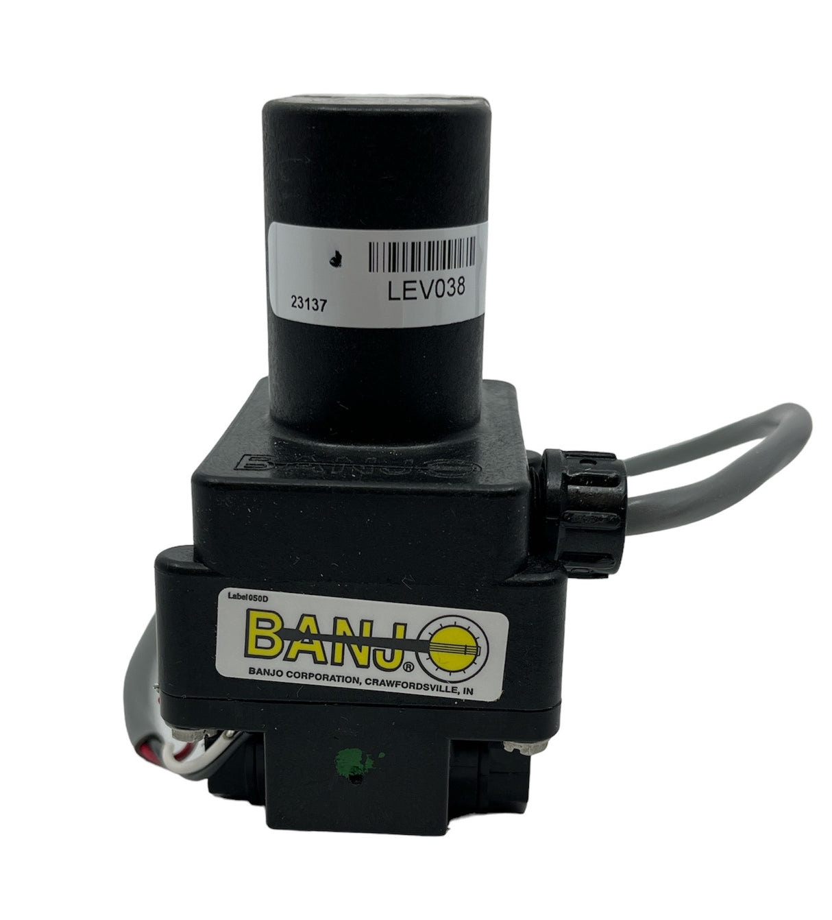 Banjo 12 Volt 3 Wire Electric On/Off Valve ⅜" Full Port - LEV038