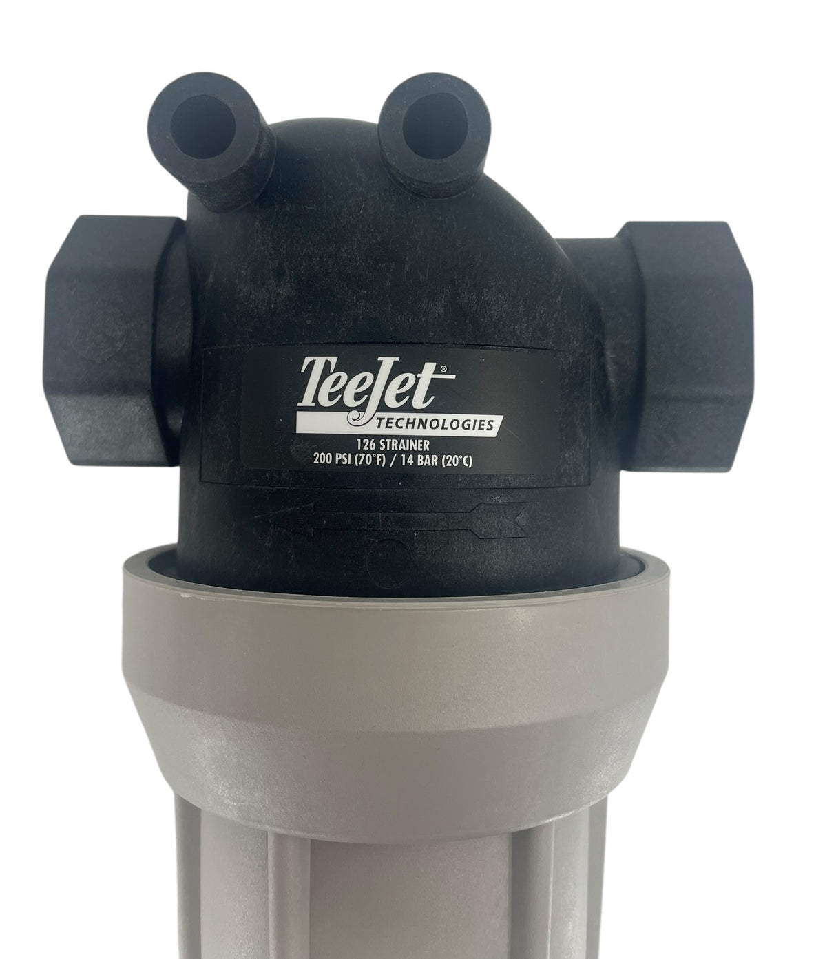 TeeJet Flush Out T Line Strainer 50 Mesh Screen 1-1/4" FPT - AA126ML-5-50-VI