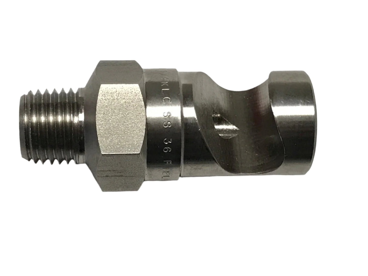TeeJet Stainless Steel Boomless Flat Spray Projection Nozzle - 1/4KLC-SS36