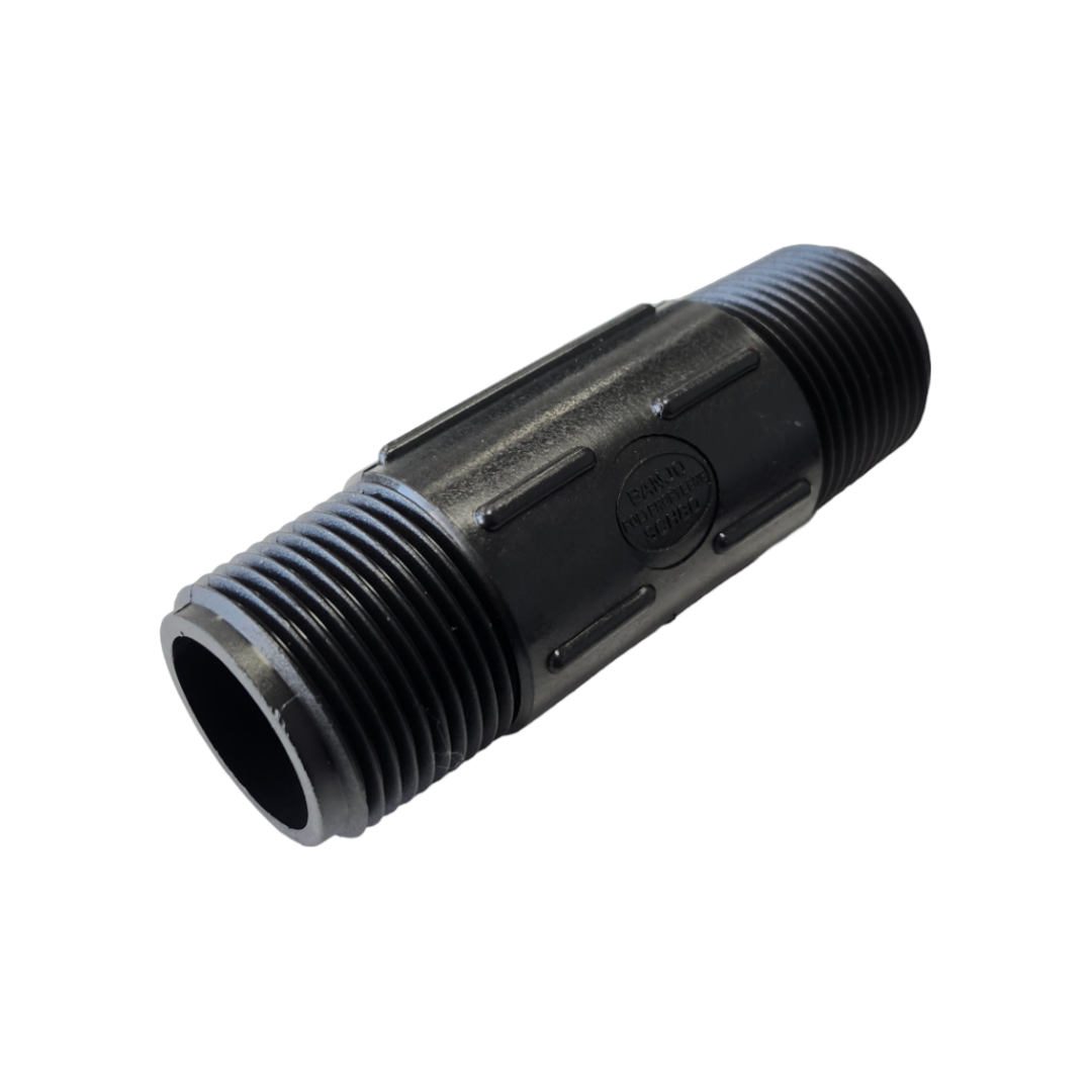 Banjo 4 inch Poly Nipple Pipe Fitting 1" NPT - NIP100-4