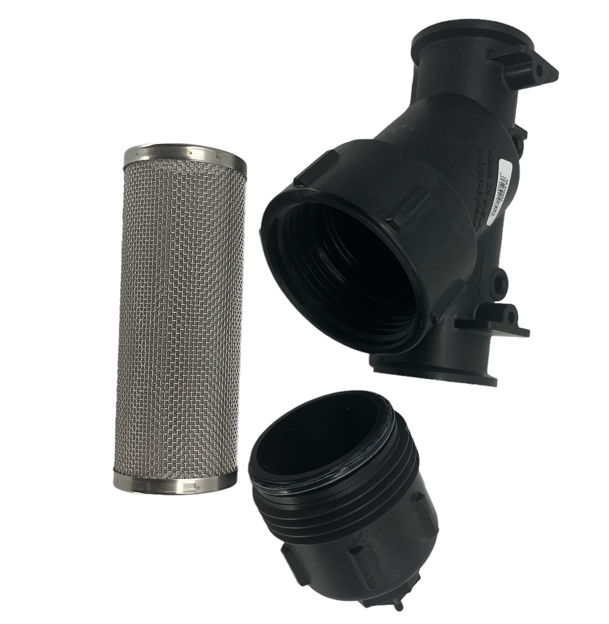 TerreMax Poly 2 in Full Port Manifold Y Strainer w/ 50 Mesh SS Screen - MLS22050