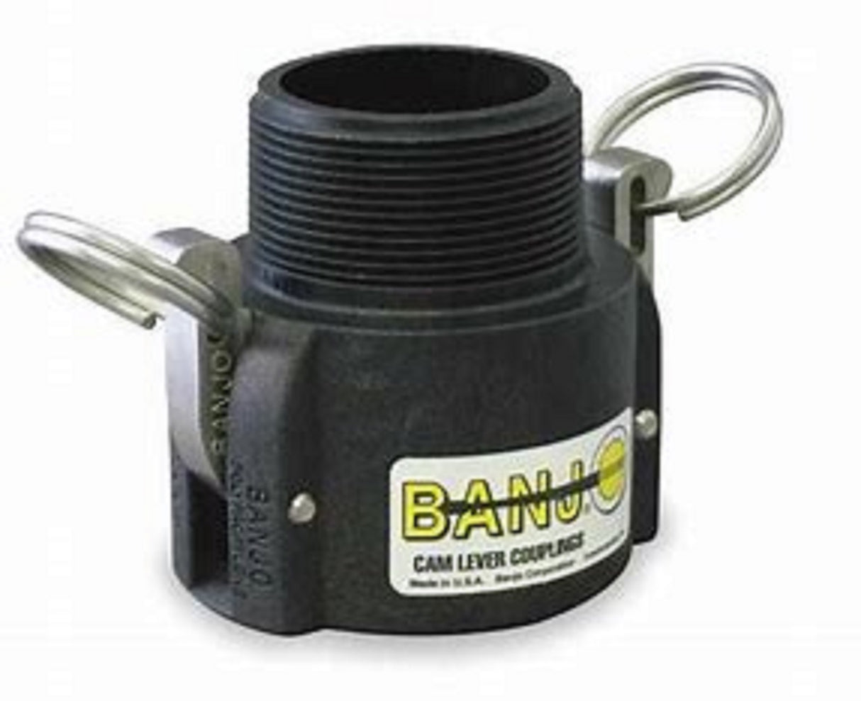 Banjo Poly Cam Lever Coupling 3/4" Female Coupler X 3/4" Male Thread - 75B3/4