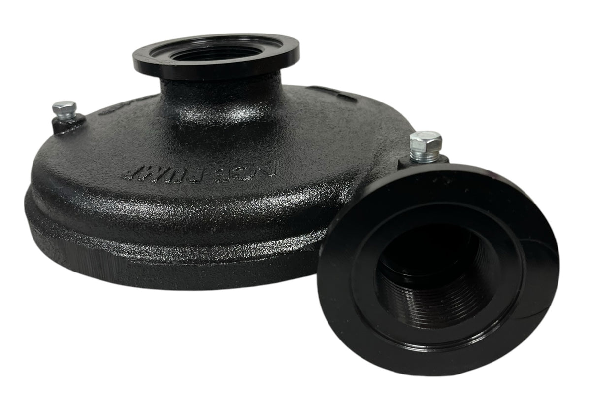 Ace Pumps Flanged Cast Iron Volute, 1-1/2 x 1-1/4 Inch, CCW, for 650 Models (30159) - BAC-12-650-FLG