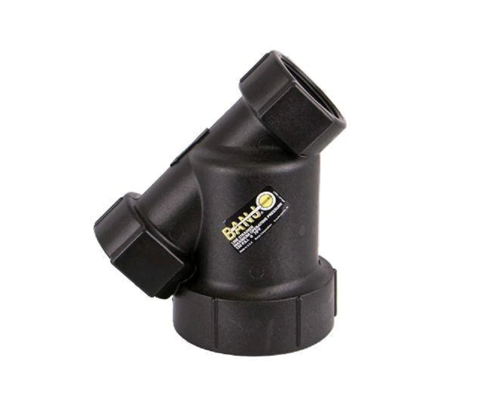 Banjo Polypropylene Y Line Strainer Body 1-1/4" FPT - LS125-B