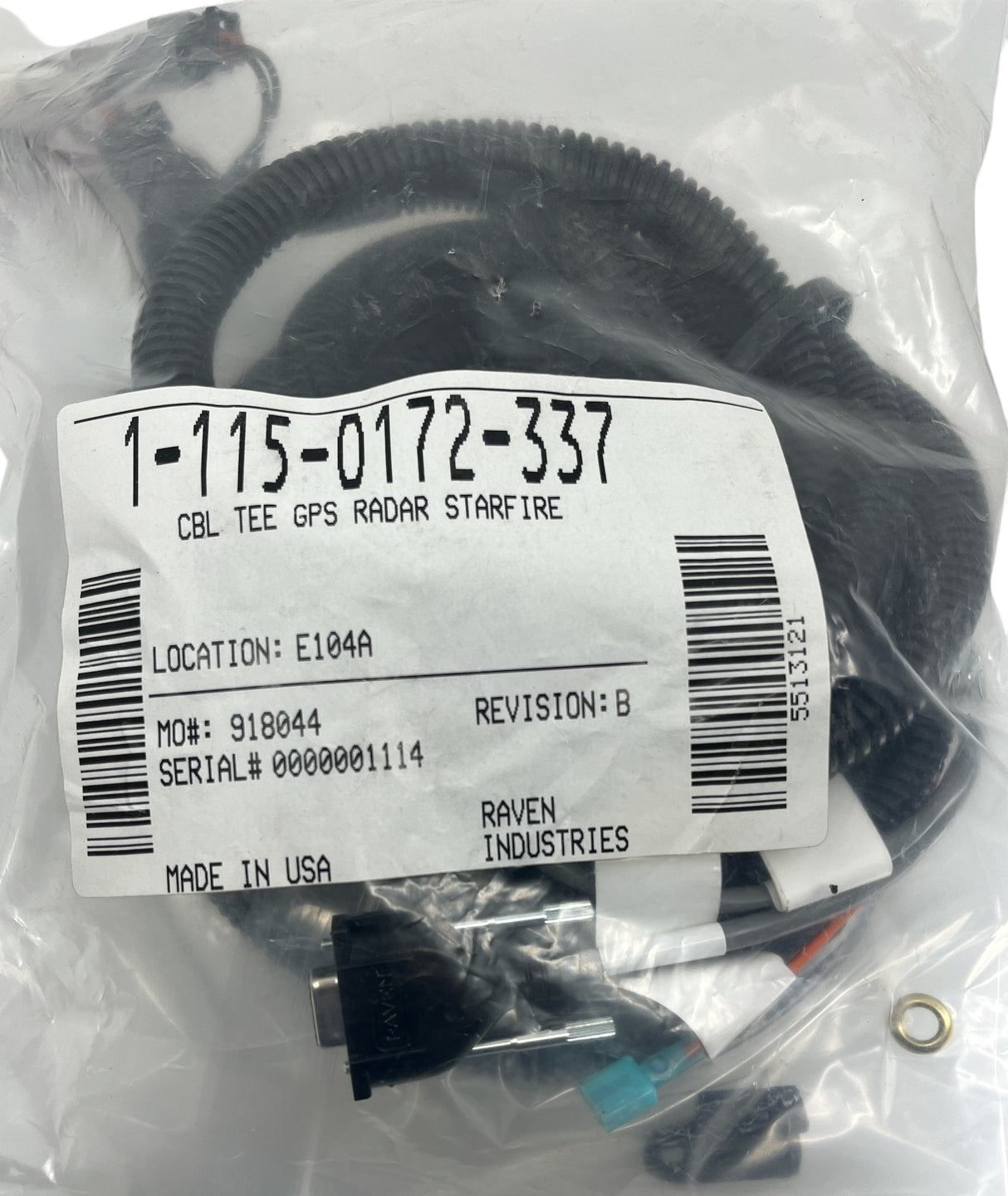 Raven Starfire GPS Radar Tee Cable - 115-0172-337