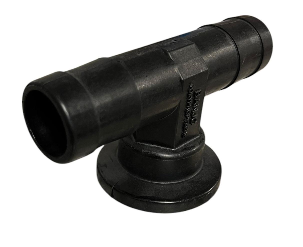 Banjo Manifold Flange Tee Connection 1" Flange X 1" Hose Barb - M100100HBT