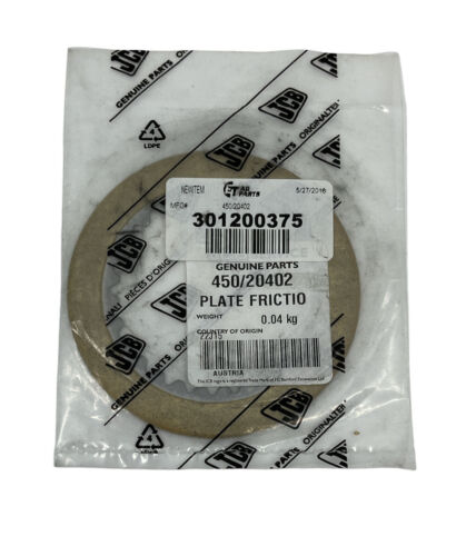JCB Bronze Clutch Friction Plate, OEM Part - 450/20402