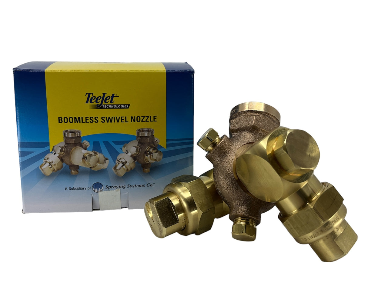 TeeJet Double Swivel Spray Nozzle With Off-Center Spray Tips - 4418-3/4-2TOC10