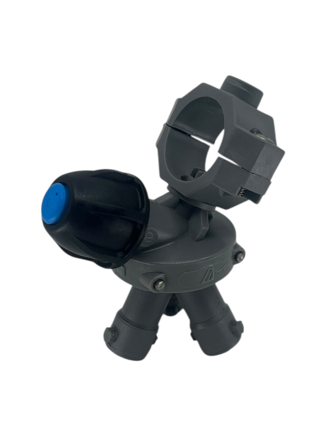 Hypro Poly Wet Boom Hinged Clamp Triple Nozzle Body 1" Blue Check - 4012265P