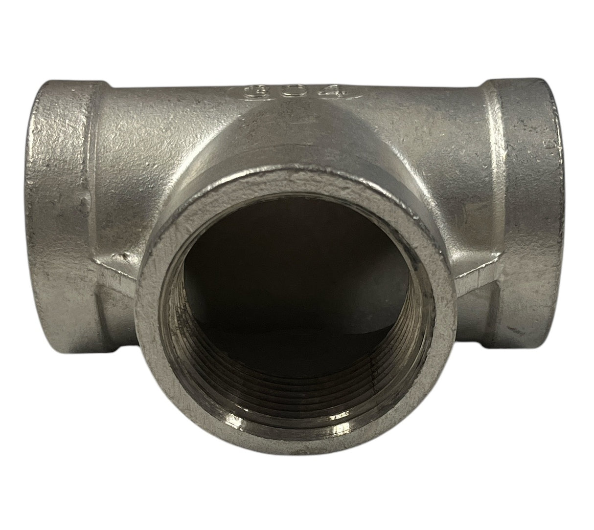 Hypro Stainless Steel Tee Fitting, 304 SS 1/4" FPT - 7TT114