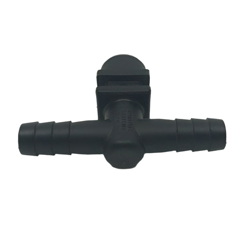 TeeJet Hose Connector Tee for QJ111 Clamp 1/2" Barb X 1/4" FPT - 18646-NYB-540