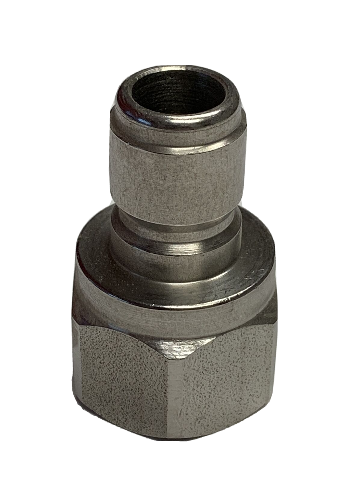 J.E. Adams Stainless Steel Quick Disconnect Plug - 1/2" F Plug, 4000 PSI - 7191
