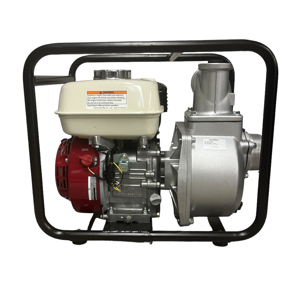 Hypro Gas GX160 Framed Aluminum Transfer Pump, 3" Male NPT In/Out - 1543A-160HSP