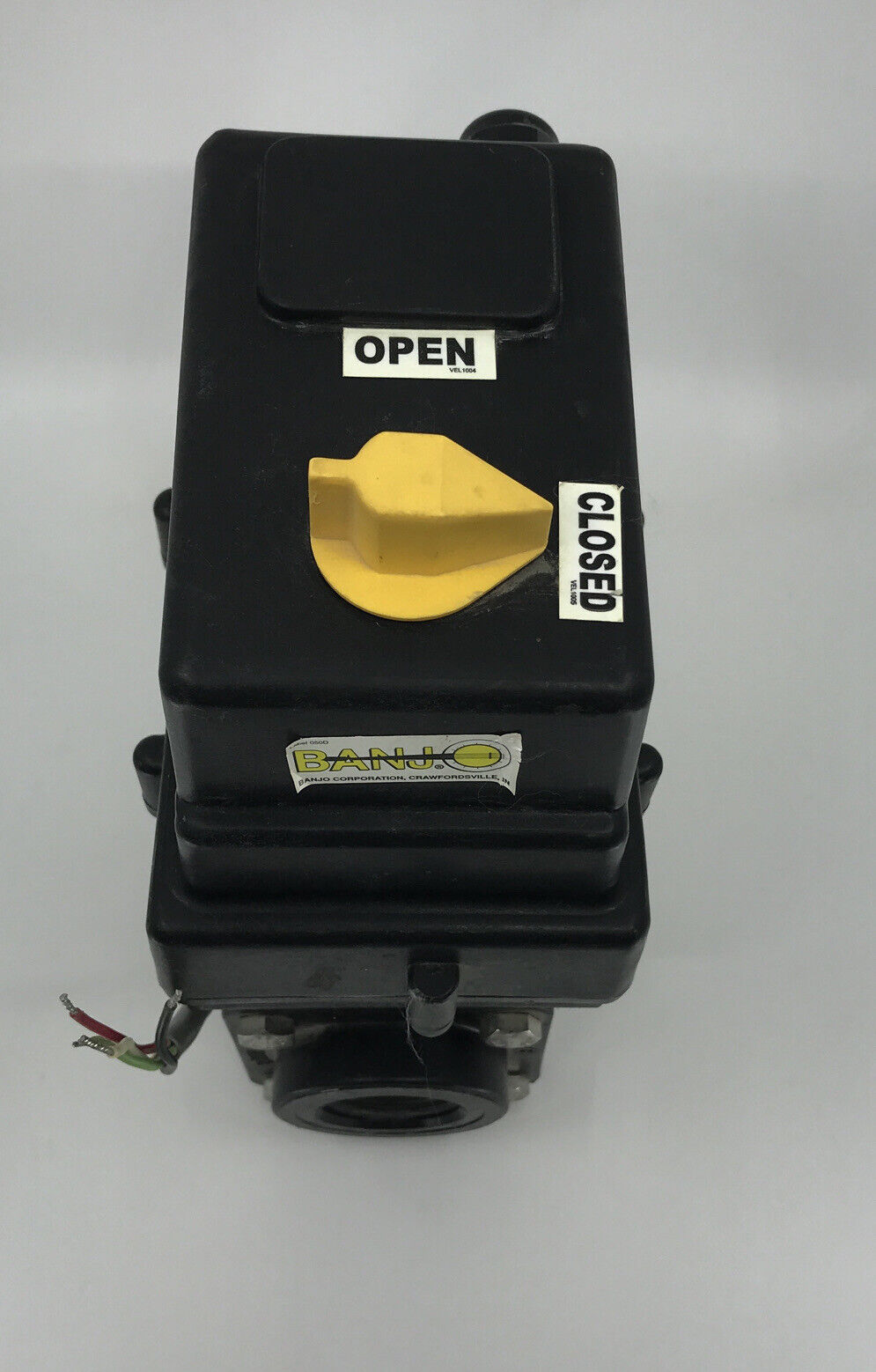 Banjo 1 Inch Full Port Manifold On/Off Electric Valve, 12 Volt 2-Way - EVR100FP