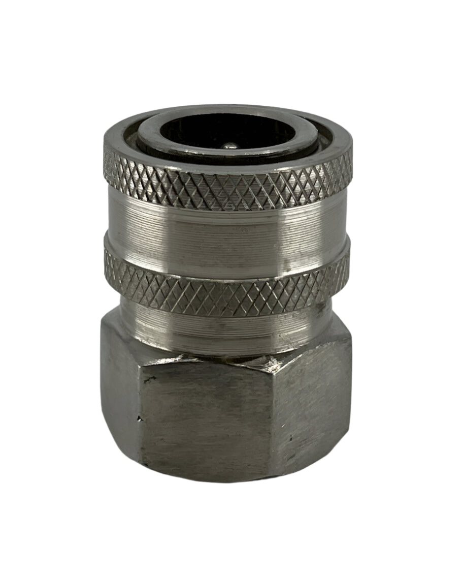 J.E. Adams Stainless Steel Stainless Quick Disconnect Coupler 3/8" FPT - 7243P