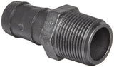 Banjo Poly Hose Pipe Fitting Adapter 1" Male Thread X 1" Hose Barb - HB100