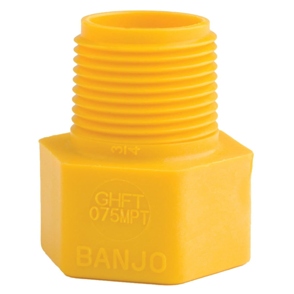 Banjo Garden Hose Thread Adapter 3/4" MNPT X 3/4" Female Garden Hose - GHFT075MPT