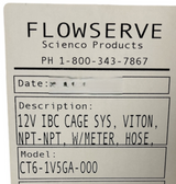 Flowserve IBC Caged System 12V Viton Chemical Pump with Meter - CT6-1V5GA-000