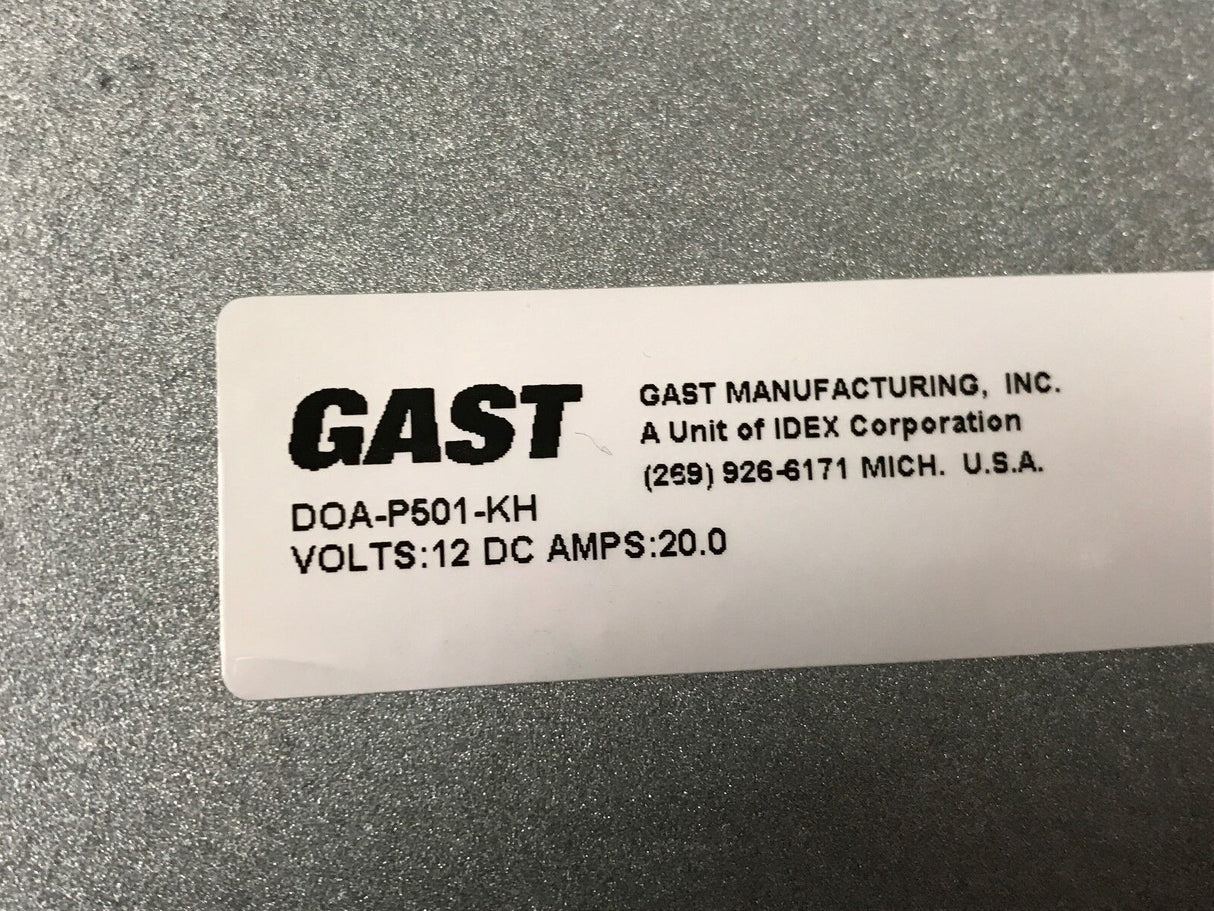 Simpson Farm SKS Supermarker High Capacity Foam Marker Compressor By Gast - DOA-P501-KH (FM002)