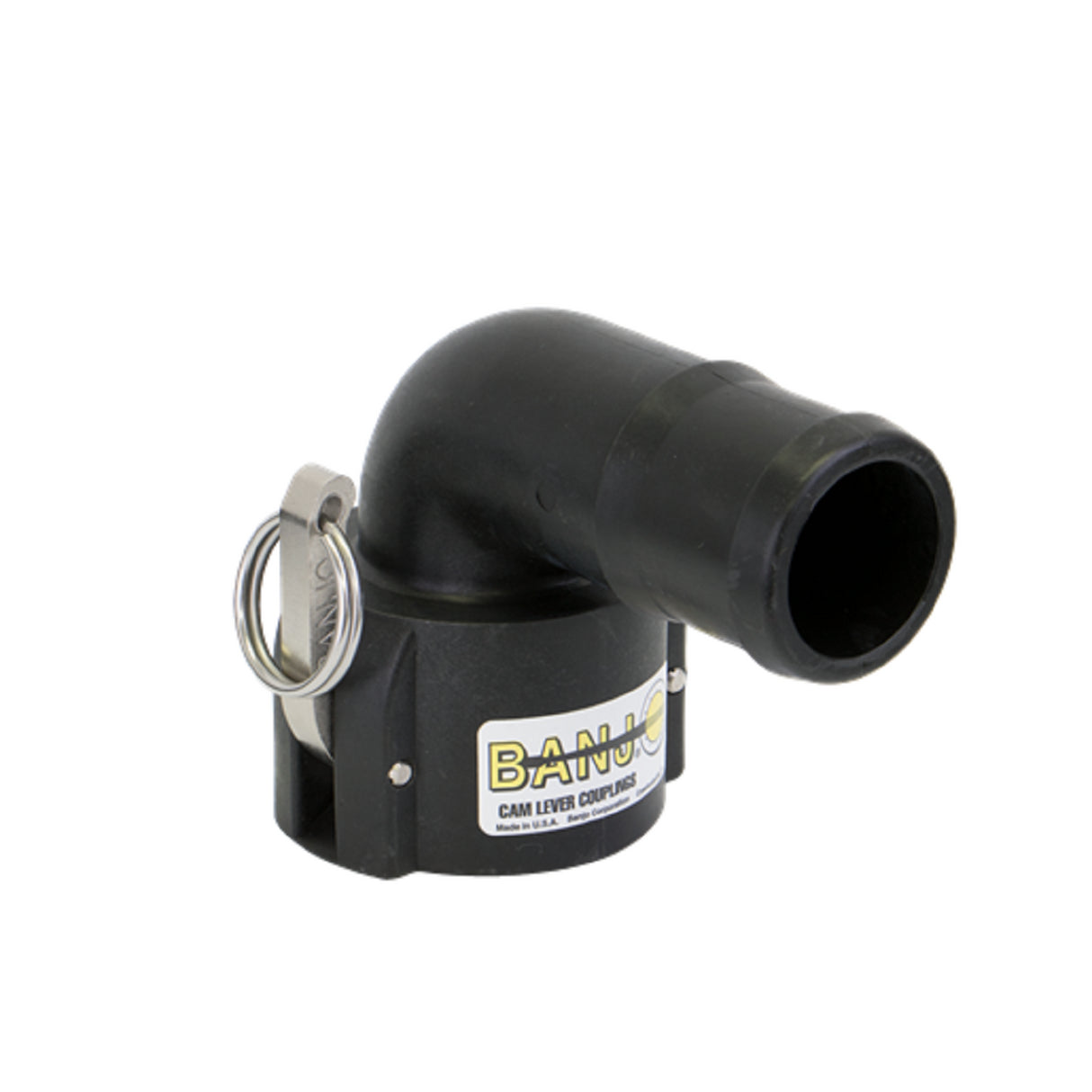 Banjo 90 Degree Poly Cam Lever Elbow 2" Female Coupler X 2" Hose Shank - 200C90